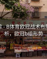 热点追踪 - B体育欧冠战术布阵趋势解析，欧冠b组形势