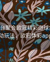 B体育平台聚合欧冠精彩进球集锦｜互动玩法，欧冠体彩app