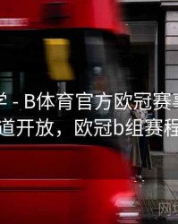 新手教学 - B体育官方欧冠赛事推荐频道开放，欧冠b组赛程