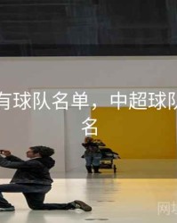 中超所有球队名单，中超球队名单排名