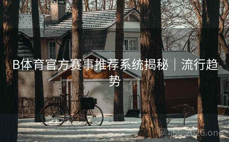 B体育官方赛事推荐系统揭秘｜流行趋势