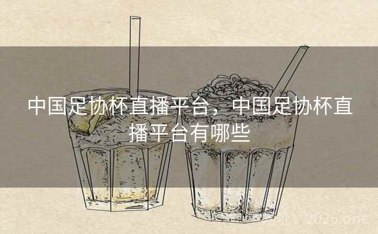 中国足协杯直播平台，中国足协杯直播平台有哪些