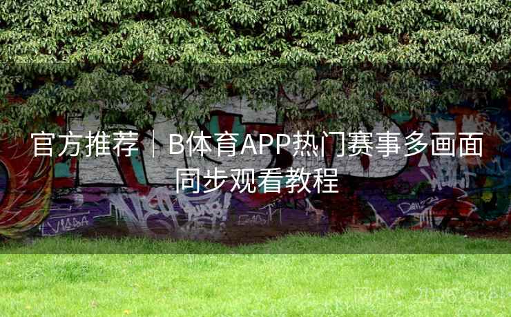 官方推荐｜B体育APP热门赛事多画面同步观看教程