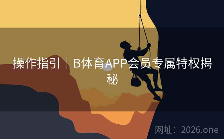 操作指引｜B体育APP会员专属特权揭秘