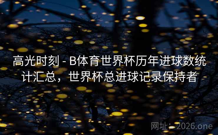 高光时刻 - B体育世界杯历年进球数统计汇总，世界杯总进球记录保持者